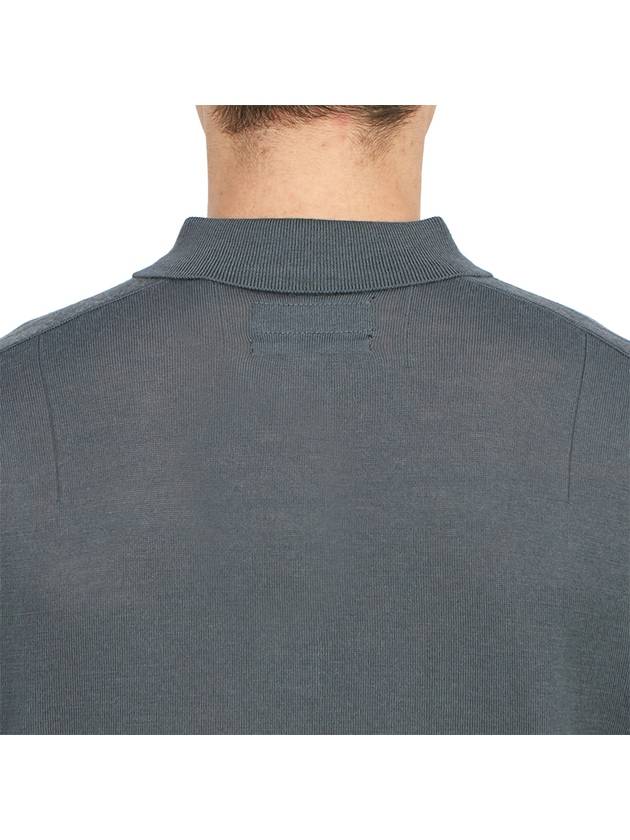 Men's Collar Long Sleeve TShirt MK005D BEETLE BLUE - ALLSAINTS - BALAAN 7