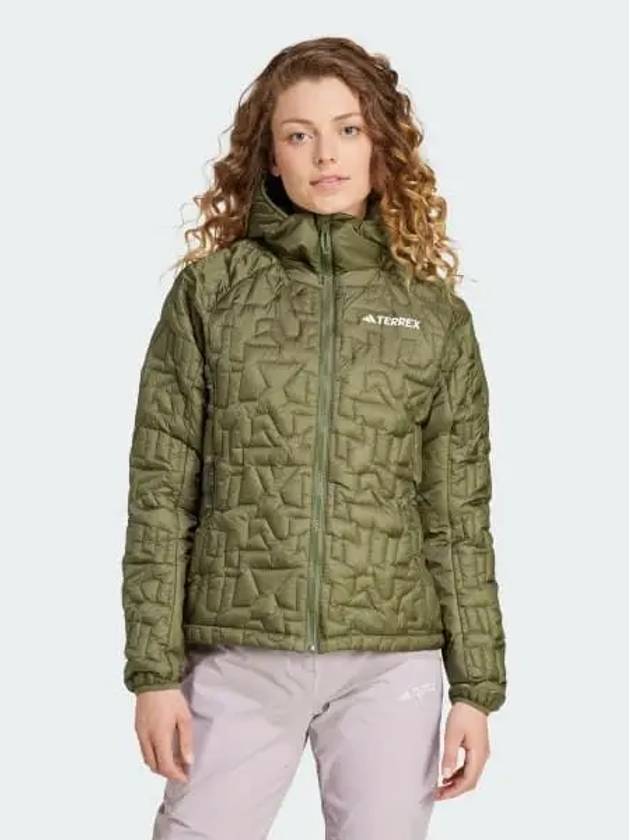 Terex XPERIOR Primaloft Loose Fill Insulated Hooded Jacket Women s Olive Strata IT3227 736279 - ADIDAS - BALAAN 1