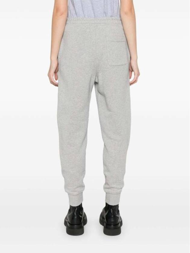 Embroidered Logo Track Pants Grey - FENDI - BALAAN 5