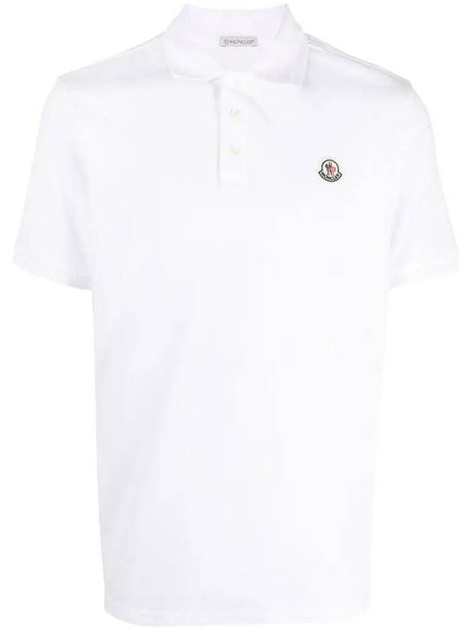 8A00012 84556 002 Polo T-shirt white men’s short sleeves - MONCLER - BALAAN 2