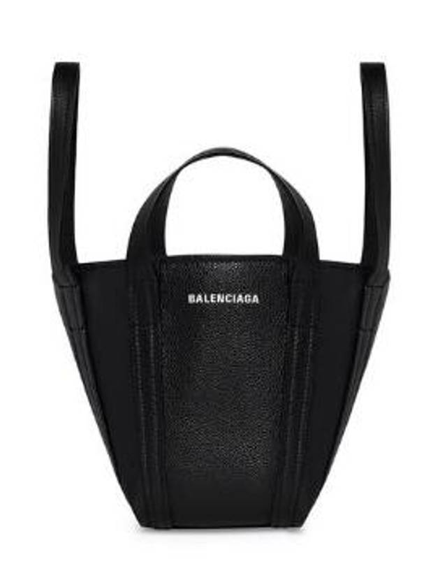 Everyday XS Grained Calfskin Shoulder Tote Bag Black - BALENCIAGA - BALAAN 2