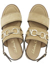 Ferragamo CHAIM 10 1CM SUEDE 0751078 Women s Sandals Foot C - SALVATORE FERRAGAMO - BALAAN 2