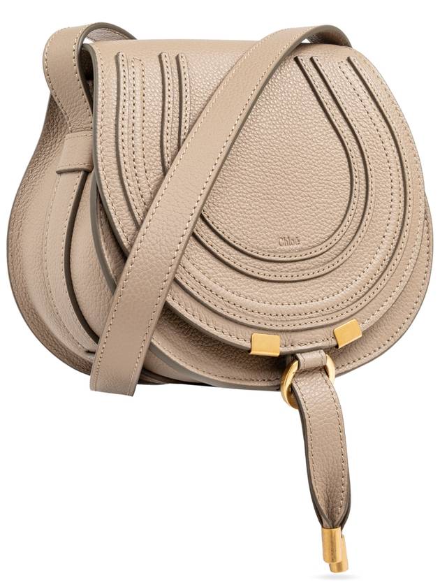 Chloé Shoulder Bag 'Marcie Small', Women's, Beige - CHLOE - BALAAN 4