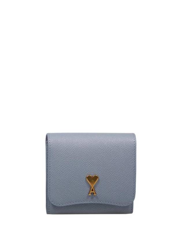 Wallet USL203 AL0036 4022 CLAY BLUE VIBRATED BRASS - AMI - BALAAN 1