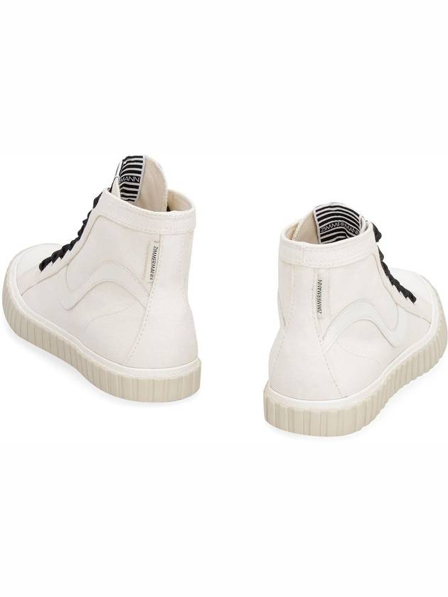 Zimmermann Canvas High-Top Sneakers - ZIMMERMANN - BALAAN 4