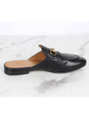 King s Horsebit Leather Slippers Black 36 5 235 - GUCCI - BALAAN 8