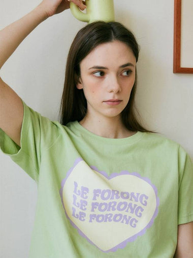 The Summer Romance Short Sleeve T-Shirt Green - LE FORONG - BALAAN 1