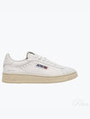 Dallas White Tab Leather Low Top Sneakers White - AUTRY - BALAAN 2