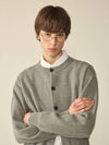 Herrash Round Neck Cardigan Gray - KINETO - BALAAN 1