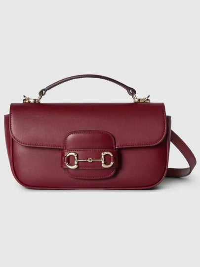 Horsebit 1955 Soft Small Top Handle Bag Rosso Ancora - GUCCI - BALAAN 2