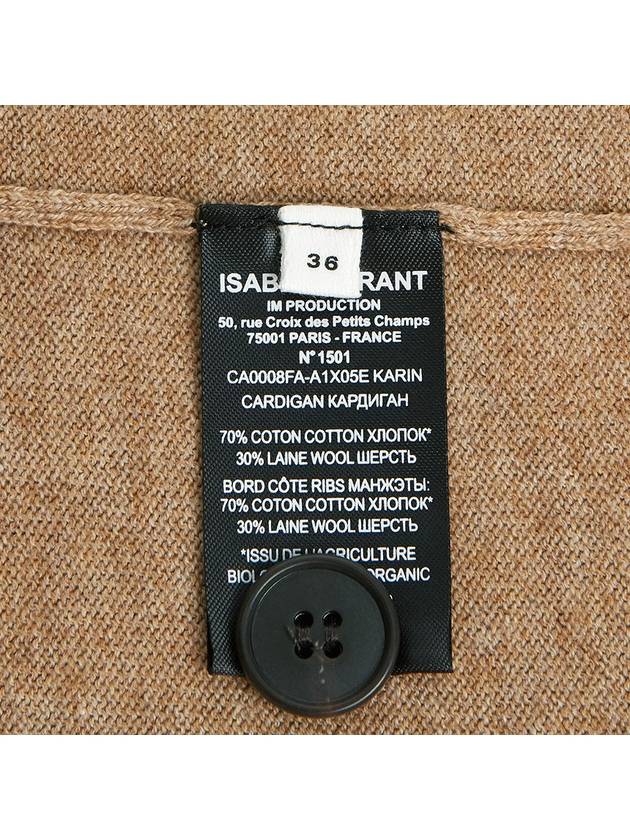 Exclusive special price limited to 20 pieces Karin women s cardigan CA0008FA A1X05E 50CM - ISABEL MARANT - BALAAN 9