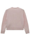 Face Patch Crop Cardigan Pink - ACNE STUDIOS - BALAAN 7