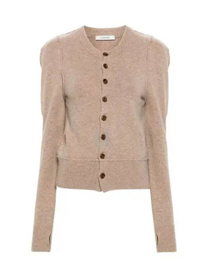 Fitted Wool Cardigan Coffee Latte - LEMAIRE - BALAAN 2