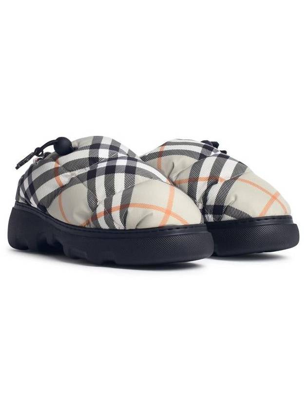 Check Nylon Pillow Loafers Green - BURBERRY - BALAAN 3