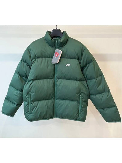 Sportswear Club Puffer Padded Jacket Green - NIKE - BALAAN 2