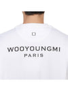 Men s back logo long sleeve t shirt white - WOOYOUNGMI - BALAAN 7