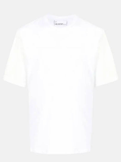 Men's White Cotton TShirt BJT051CS 557S 0303 - NEIL BARRETT - BALAAN 2