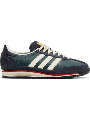 SL 72 OG Low Top Sneakers Black Deep Green - ADIDAS - BALAAN 1