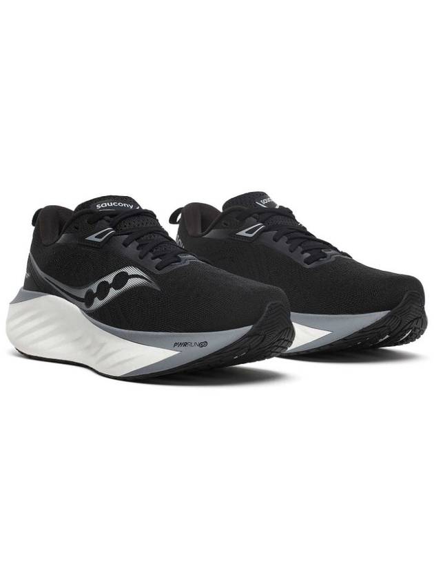 Triumph 22 Wide Low Top Sneakers Black - SAUCONY - BALAAN 3