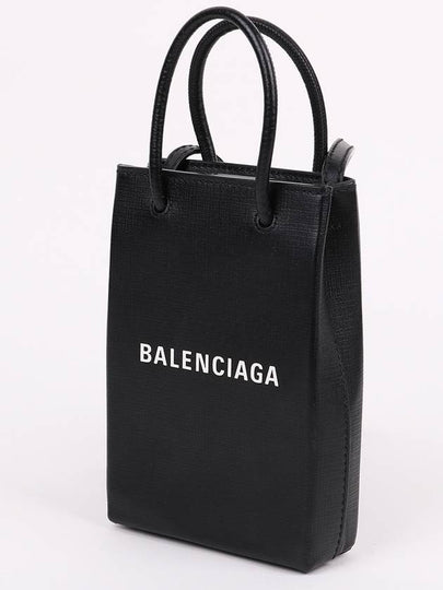 Phone mini logo shopping cross bag 693805 - BALENCIAGA - BALAAN 2