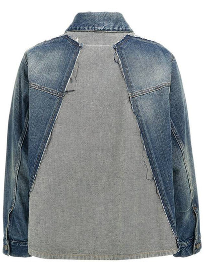 Mm6 Maison Margiela Layered Denim Jacket - MAISON MARGIELA - BALAAN 2