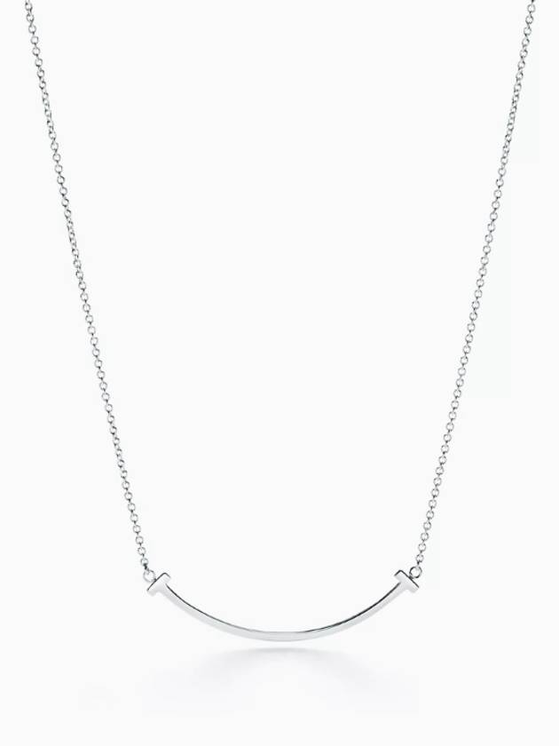 T Smile Pendant Necklace Silver - TIFFANY & CO. - BALAAN 2