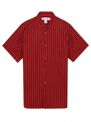 Striped short sleeved shirt Men s - COMME DES GARCONS - BALAAN 1