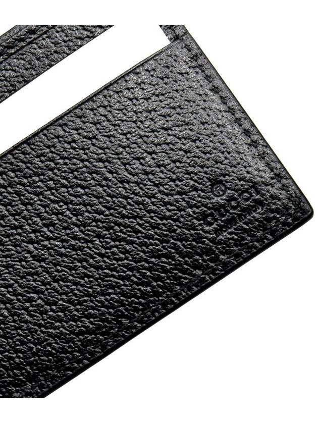 GG Marmont Leather Half Wallet Black - GUCCI - BALAAN 5