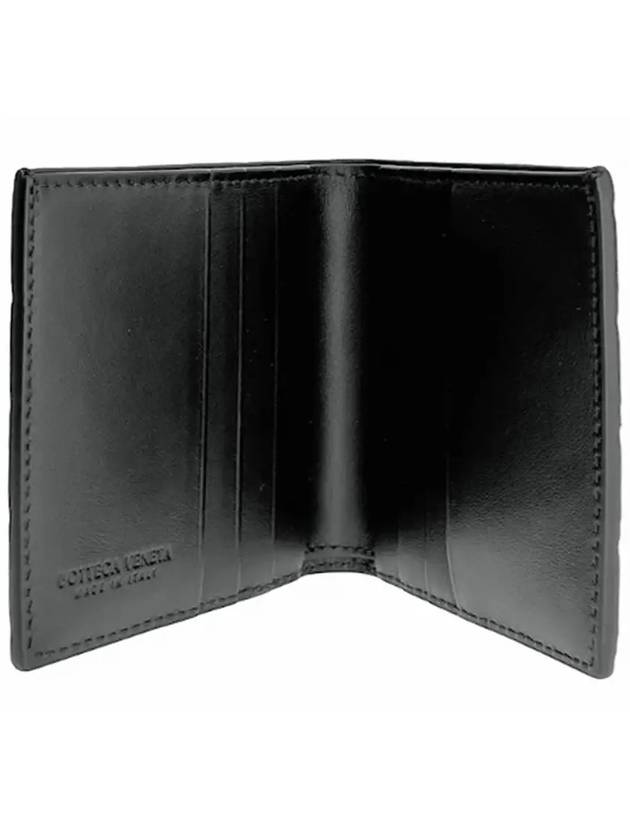 Intrecciato Slim Half Wallet Black - BOTTEGA VENETA - BALAAN 5