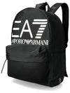 EA7 Logo Print Backpack Black - EMPORIO ARMANI - BALAAN 4