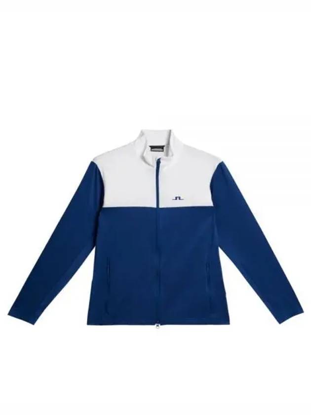 Banks Mid Layer Zip-Up Jacket Estate Blue - J.LINDEBERG - BALAAN 2