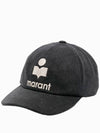 Tyron Logo Ball Cap Grey - ISABEL MARANT - BALAAN 2