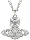 Carmella Bath Relief Pendant Necklace Platinum White - VIVIENNE WESTWOOD - BALAAN 3