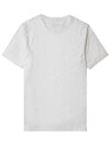 Embroidered Logo Cotton Short Sleeve T-Shirt White - CP COMPANY - BALAAN 3