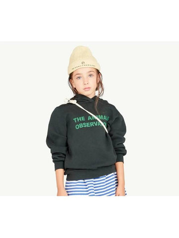 Kids Dark Green Taurus Hooded Sweatshirt F24128 021BG - THE ANIMALS OBSERVATORY - BALAAN 1