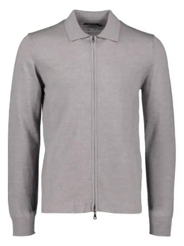 Men's Nile Merino Zipped Cardigan - J.LINDEBERG - BALAAN 2