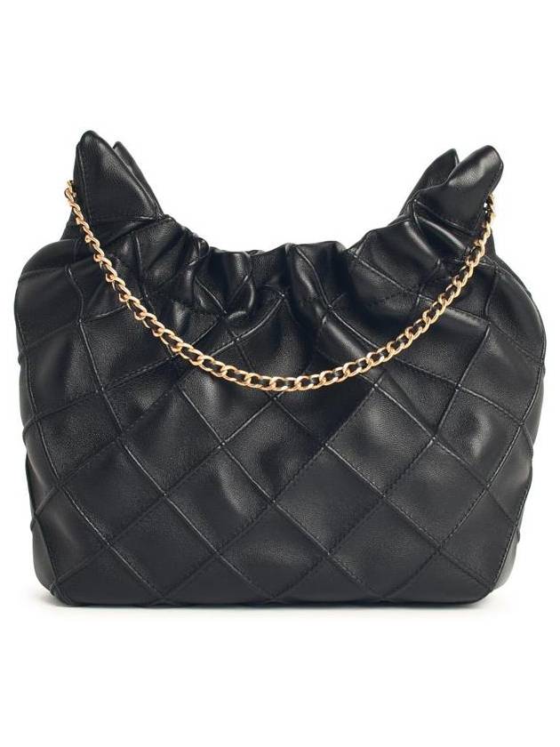 Tory Burch Small 'Fleming' Black Leather Bag - TORY BURCH - BALAAN 3