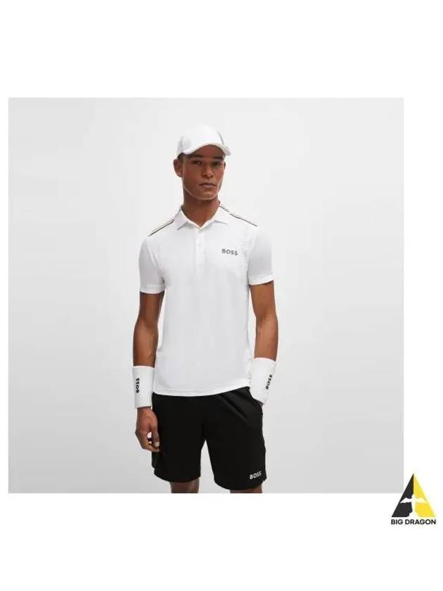 Matteo Berrettini Collection Polo Shirt 50506186 100 - BOSS - BALAAN 1