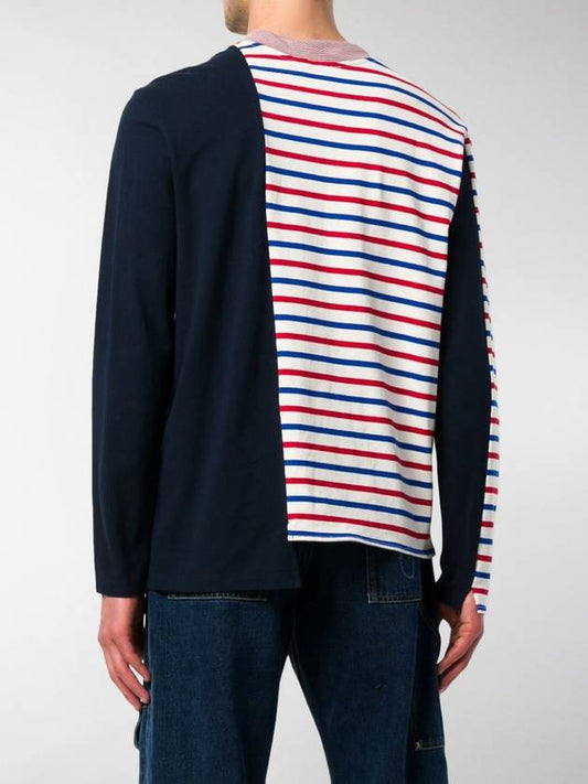 J.W Anderson Striped And Embroidered Jersey TShirt - JW ANDERSON - BALAAN 2