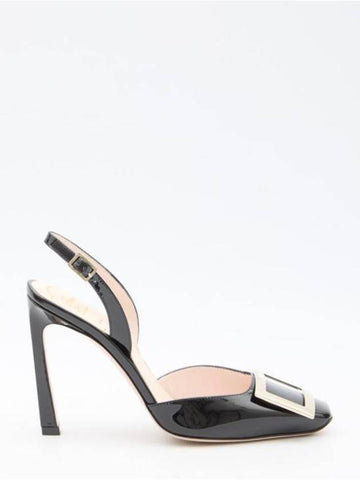 Trumpet Leather Pumps Black - ROGER VIVIER - BALAAN 1