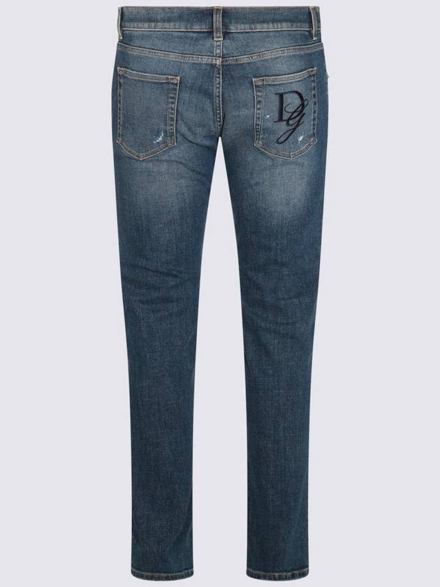 Dolce & Gabbana Blue Cotton Denim Jeans - DOLCE&GABBANA - BALAAN 2