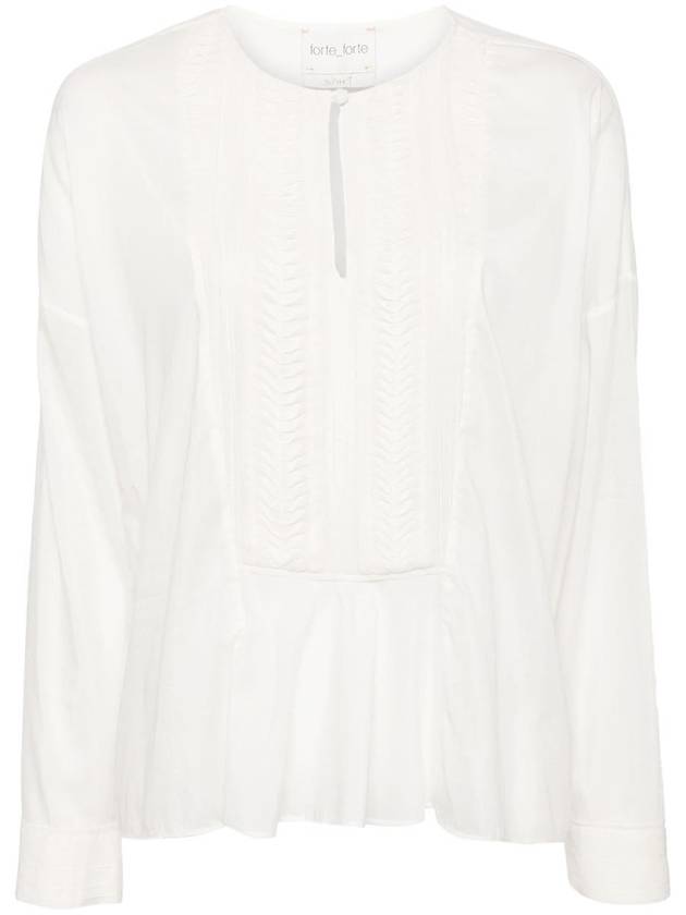 Forte_Forte Co/Se Voile Shirt Plastron Origami Georgette Clothing - FORTE FORTE - BALAAN 1