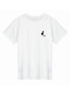 Zafferh Mini Logo Cotton Short Sleeve T-Shirt White - ISABEL MARANT - BALAAN 3