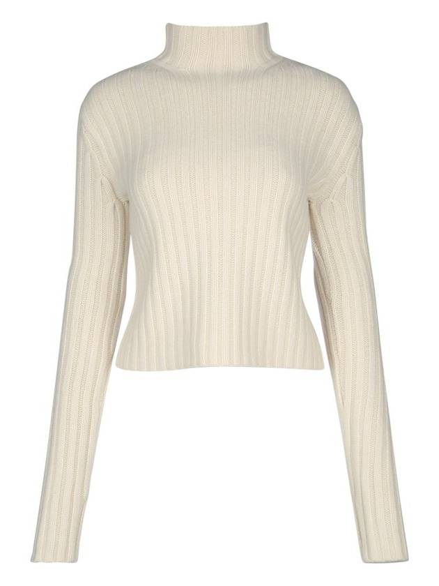 Petite Chunky Rib Knit Top Snow - TOTEME - BALAAN 1