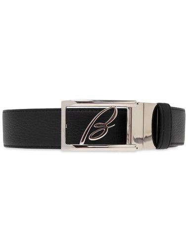 Brioni Leather Belt, Men's, Black - BRIONI - BALAAN 1