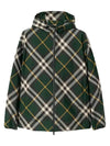 Check Pattern Hoodie Zip-Up Ivy - BURBERRY - BALAAN 4