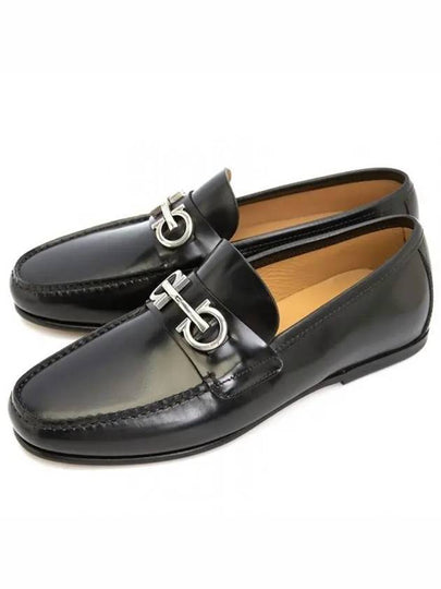 Gancini Men s Loafers EEE GALILEO NERO 0758400 - SALVATORE FERRAGAMO - BALAAN 1