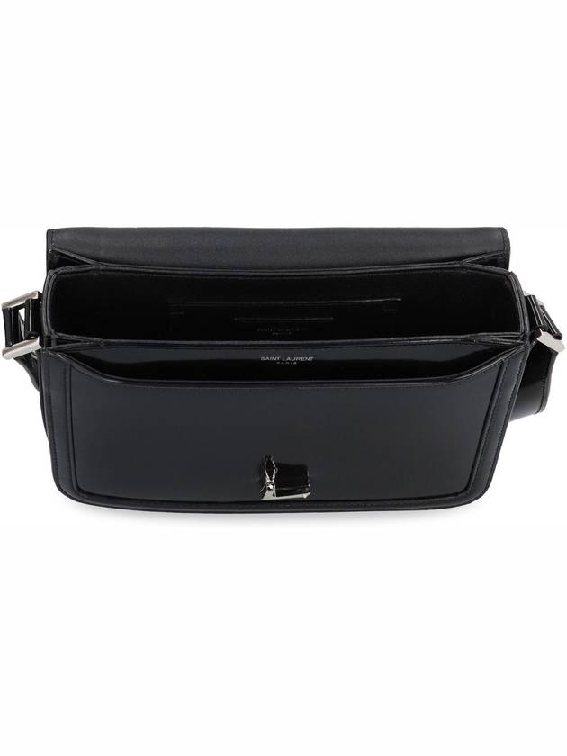 Solferino Medium Leather Shoulder Bag Black - SAINT LAURENT - BALAAN 7