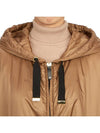 Frida Padded Hooded Jacket Camel - MAX MARA - BALAAN 9