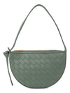 Intrecciato Sunrise Small Shoulder Bag Aloe - BOTTEGA VENETA - BALAAN 4